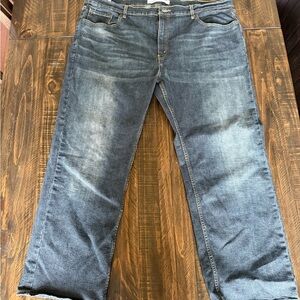 Signature by Levi Strauss Men's Bootcut Jeans in Faded Blue